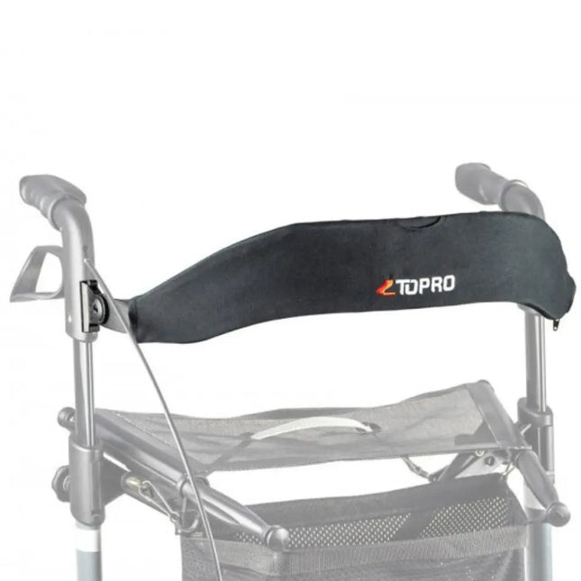 Topro rollator backrest support attachment for enhanced sitting comfort and easy installation.